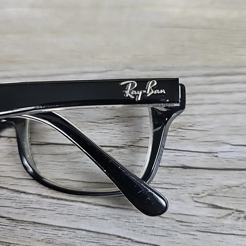 Ray-Ban Kids Eyeglasses Frames RB1531 3529 Black Square Full Rim‎ 46-16 125mm